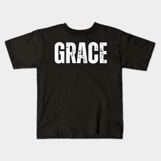 Grace Name Gift Birthday Holiday Anniversary Kids T-Shirt